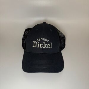 George Dickel‎ Whiskey CornerStone Black Cotton Mesh Trucker Hat Mens OSFA